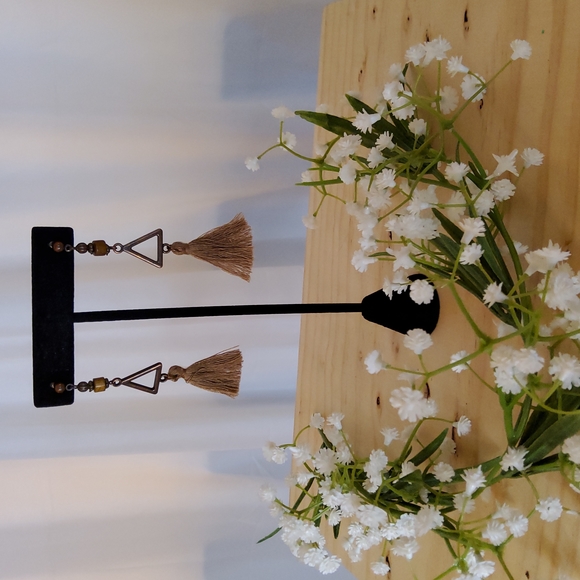 Vintage Style Tassel Earrings - Picture 2 of 4